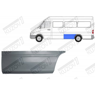 Крыло Заднее (левое) Передняя Часть Klokkerholm для Mercedes Sprinter 2000-2006 - фото